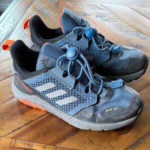Adidas Kids Terrex Blue & Orange Waterproof Sneakers